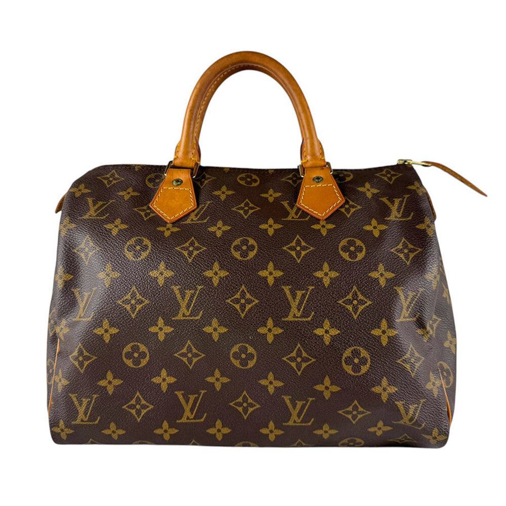 LOUIS VUITTON Brown Monogram Canvas Speedy 30 Bag - Picture 1 of 14